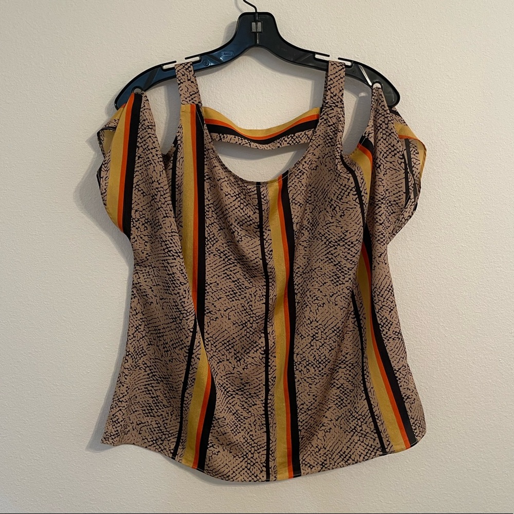 Karlie Cold Shoulder Top, Size M